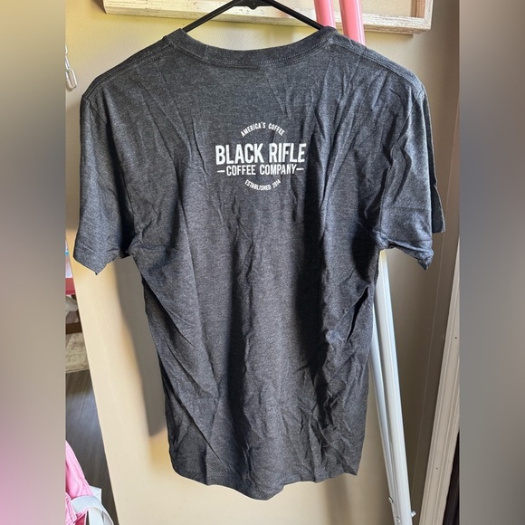 New Black Rifle Coffee Company Stencil AK-47 T-Shirt in Vintage Black - Picture 4 of 4